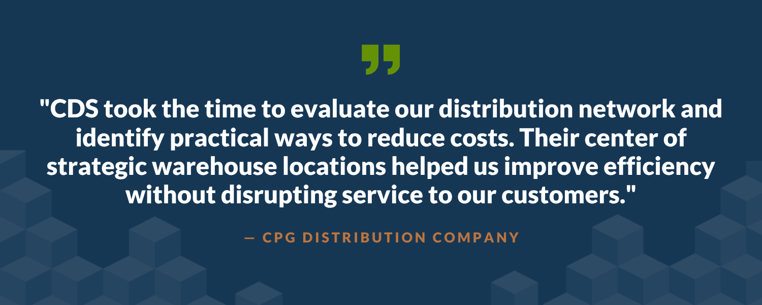 CPG Distribution Company Testimonial