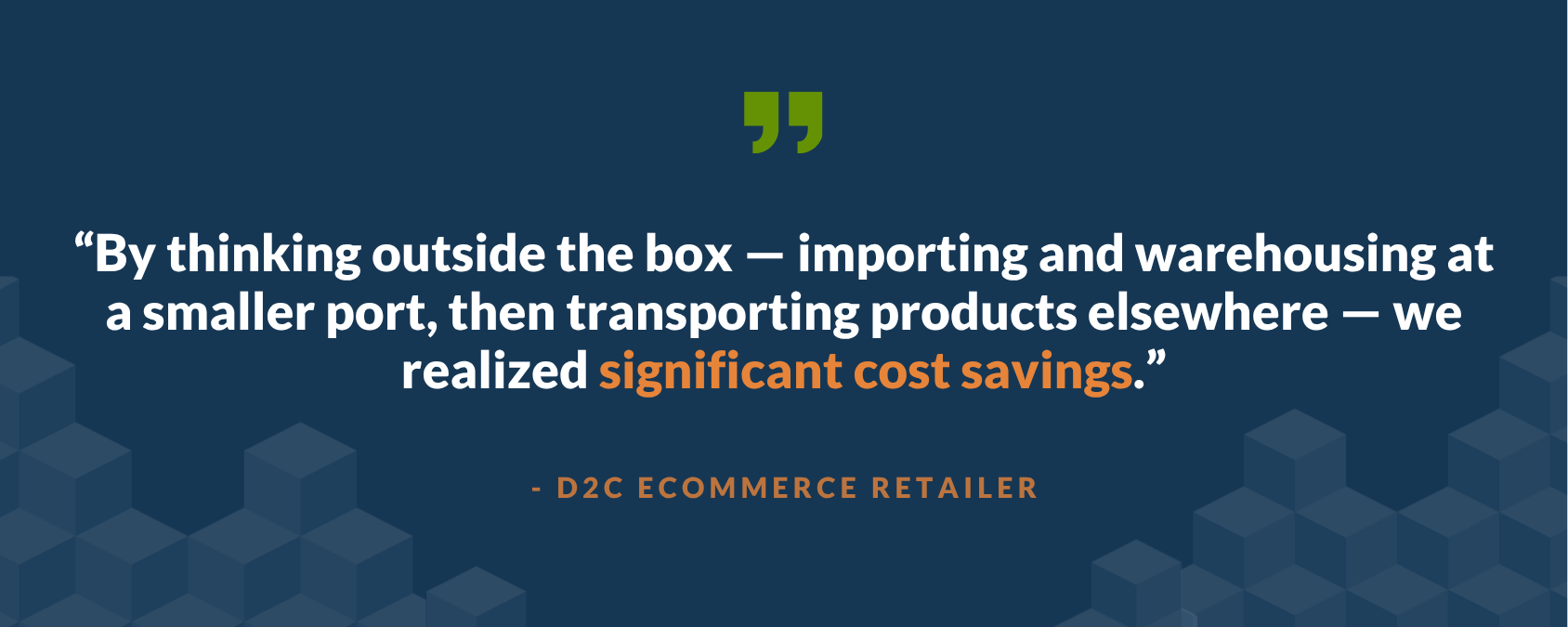 General Ecommerce Testimonial